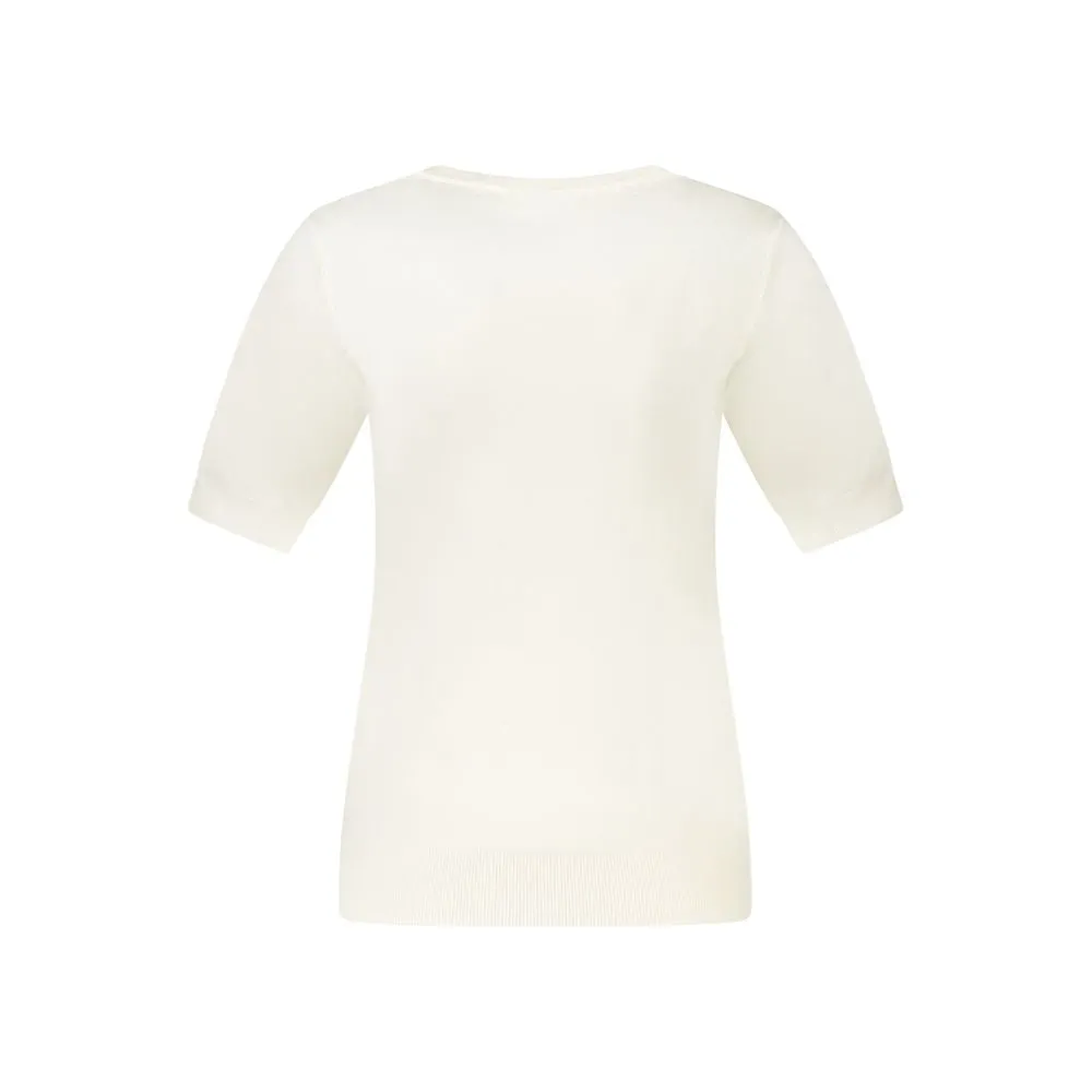 White Viscose Women Sweater