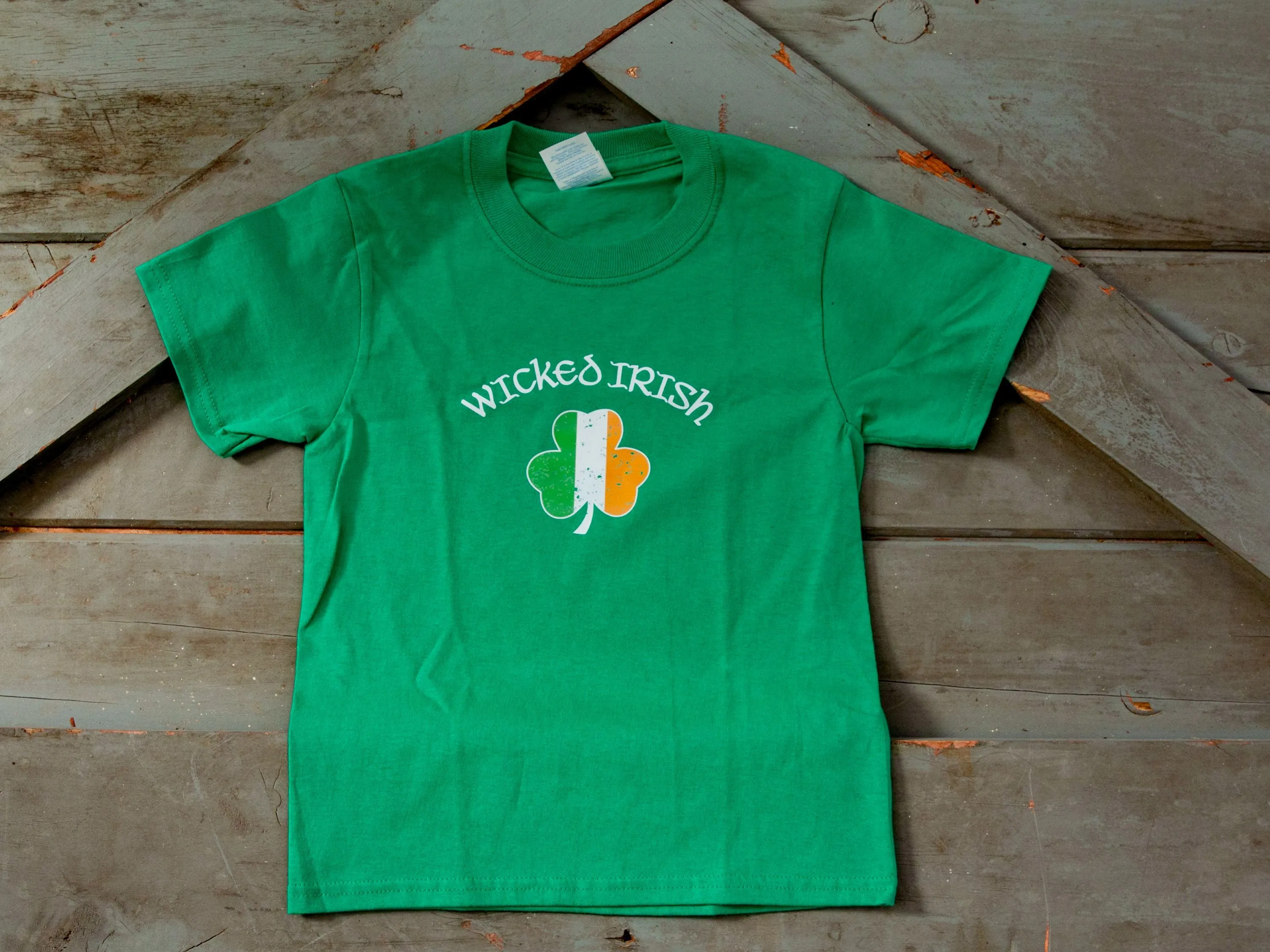 Wicked Irish Adult Unisex Wicked Irish Shamrock T-Shirt