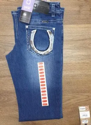 Wild Child Womens Jess Bling Jeans