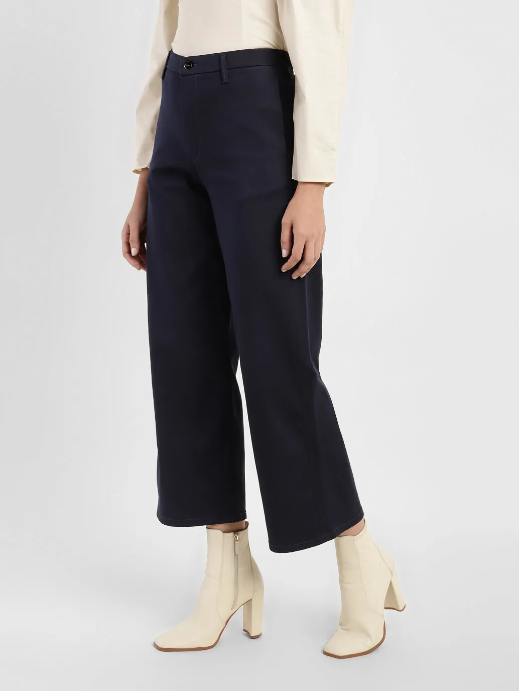 Women's Blue Loose Fit High Rise Jeans