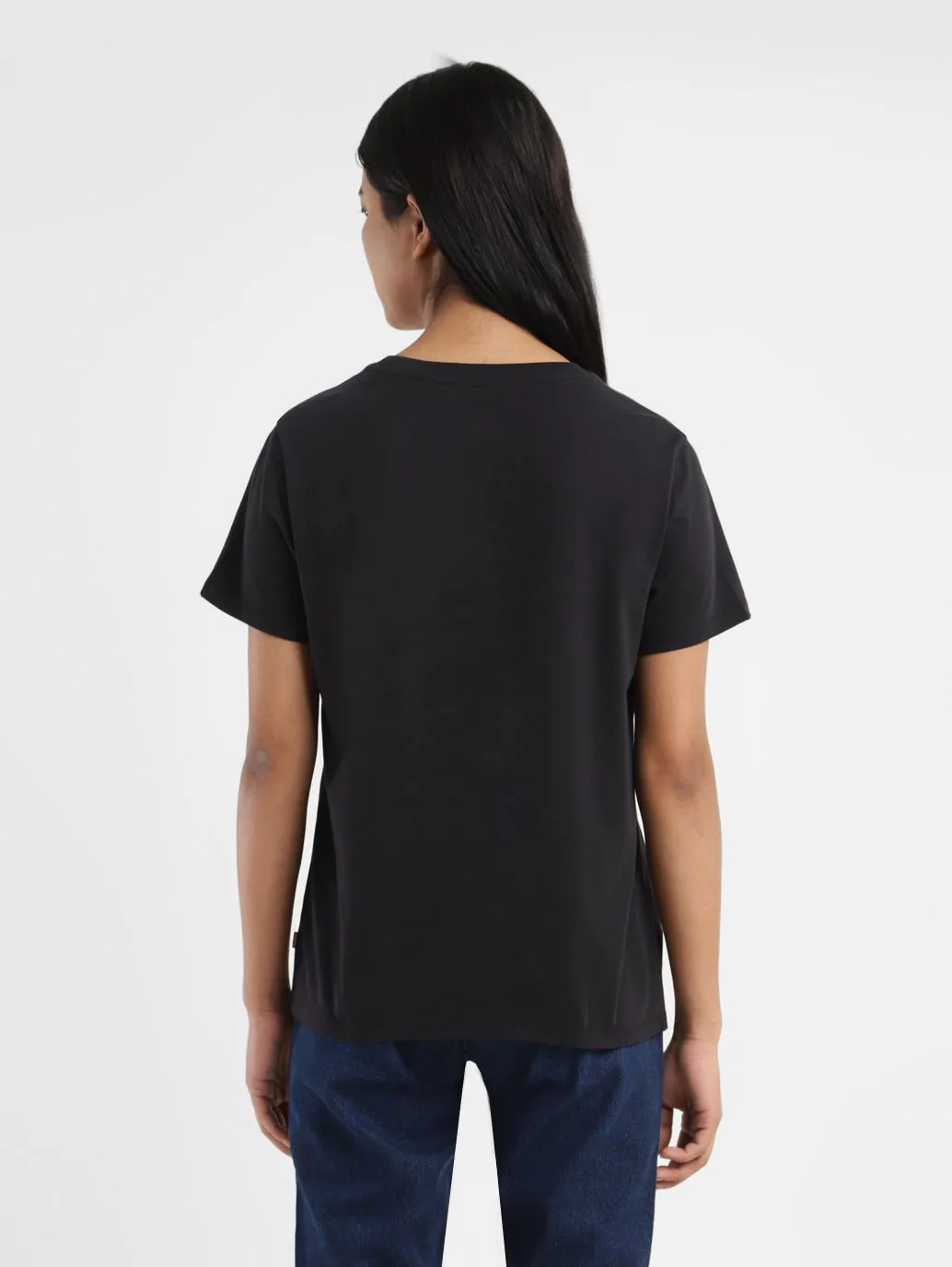 Women's Brand Logo Crew Neck T-shirt