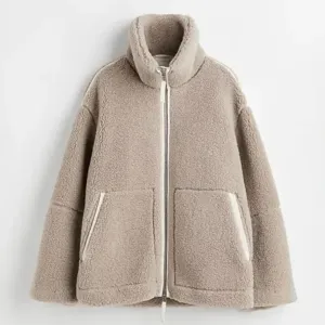 Women's Cozy High Collar Jacket | Relaxed Fit