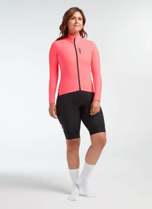 Women's Elements LS Thermal Jersey - Neon Pink