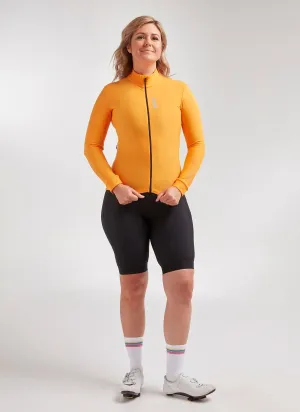 Women's Elements LS Thermal Jersey - Orange