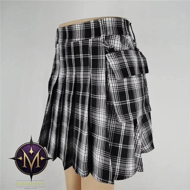 Women's Fashion Punk Gothic High Waist Skirt