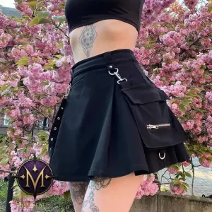 Women's Fashion Punk Gothic High Waist Skirt