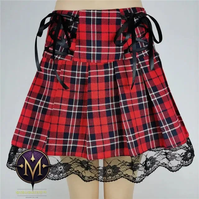 Women's Fashion Punk Gothic High Waist Skirt
