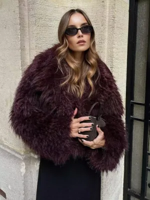 Women's faux fur jacket