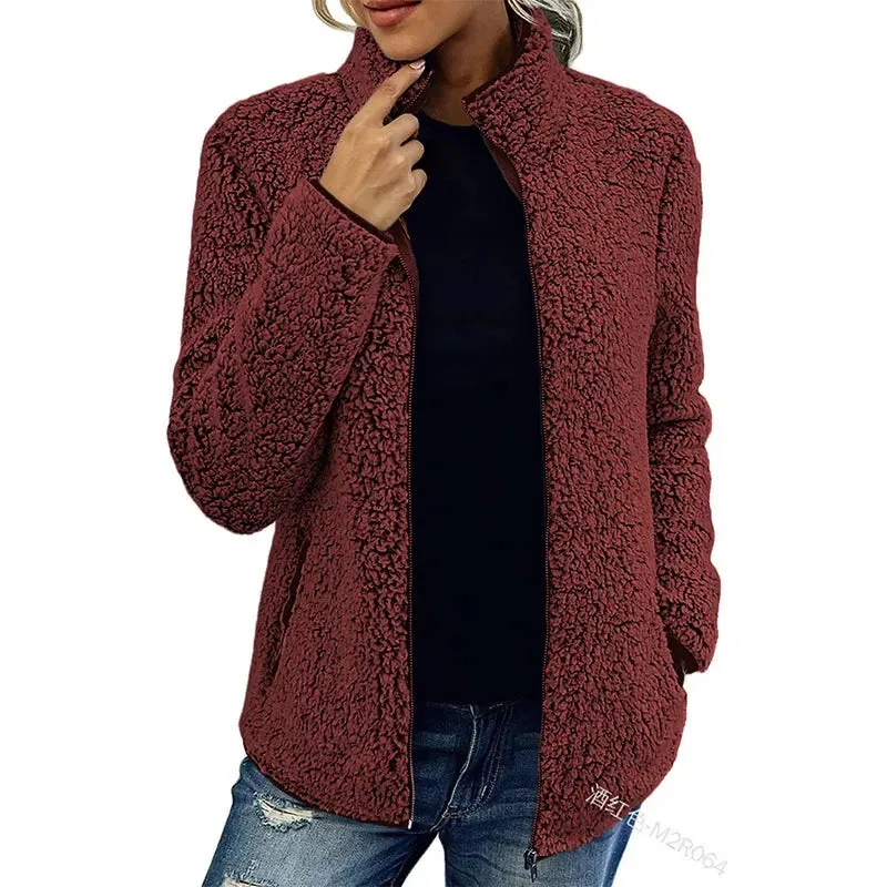 Women's fleece winter jacket – Tryne