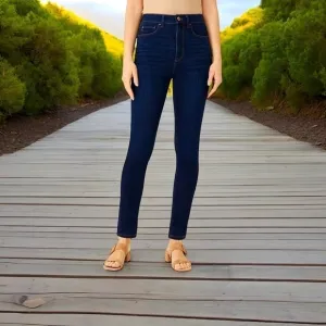 Women's Jeans Blue Dark Wash Ann Taylor Jeans Skinny Jeans Size 6