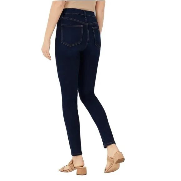 Women's Jeans Blue Dark Wash Ann Taylor Jeans Skinny Jeans Size 6