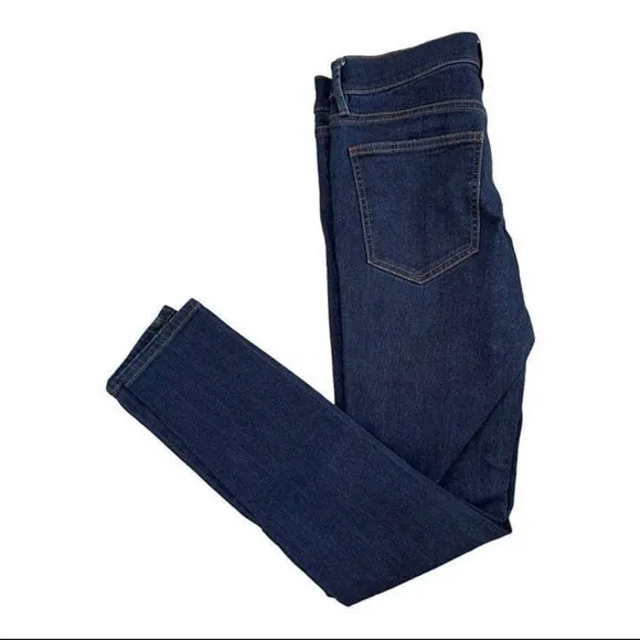Women's Jeans Blue Dark Wash Ann Taylor Jeans Skinny Jeans Size 6