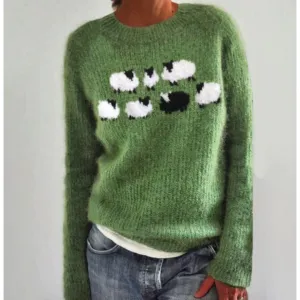 Women's knitted winter sweater