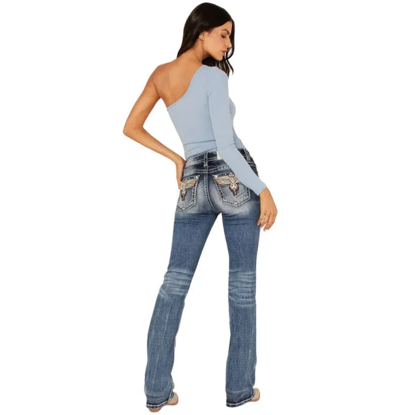 Women's Miss me jeans boot cut eagle