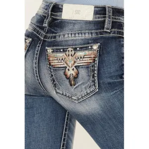Women's Miss me jeans boot cut eagle