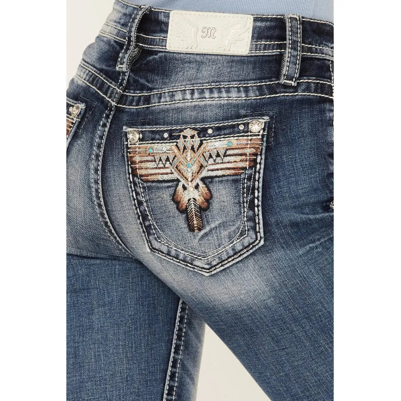 Women's Miss me jeans boot cut eagle