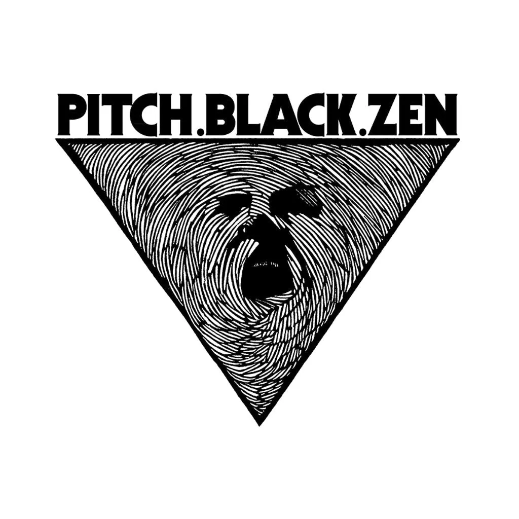 Womens Pitch Black Zen T-Shirt - Spiritual Yoga T-Shirts - Zen Meditation T-Shirts