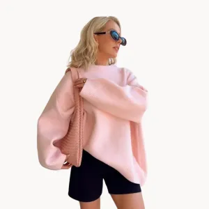 Women's Purple Cozy Autumn Jumper