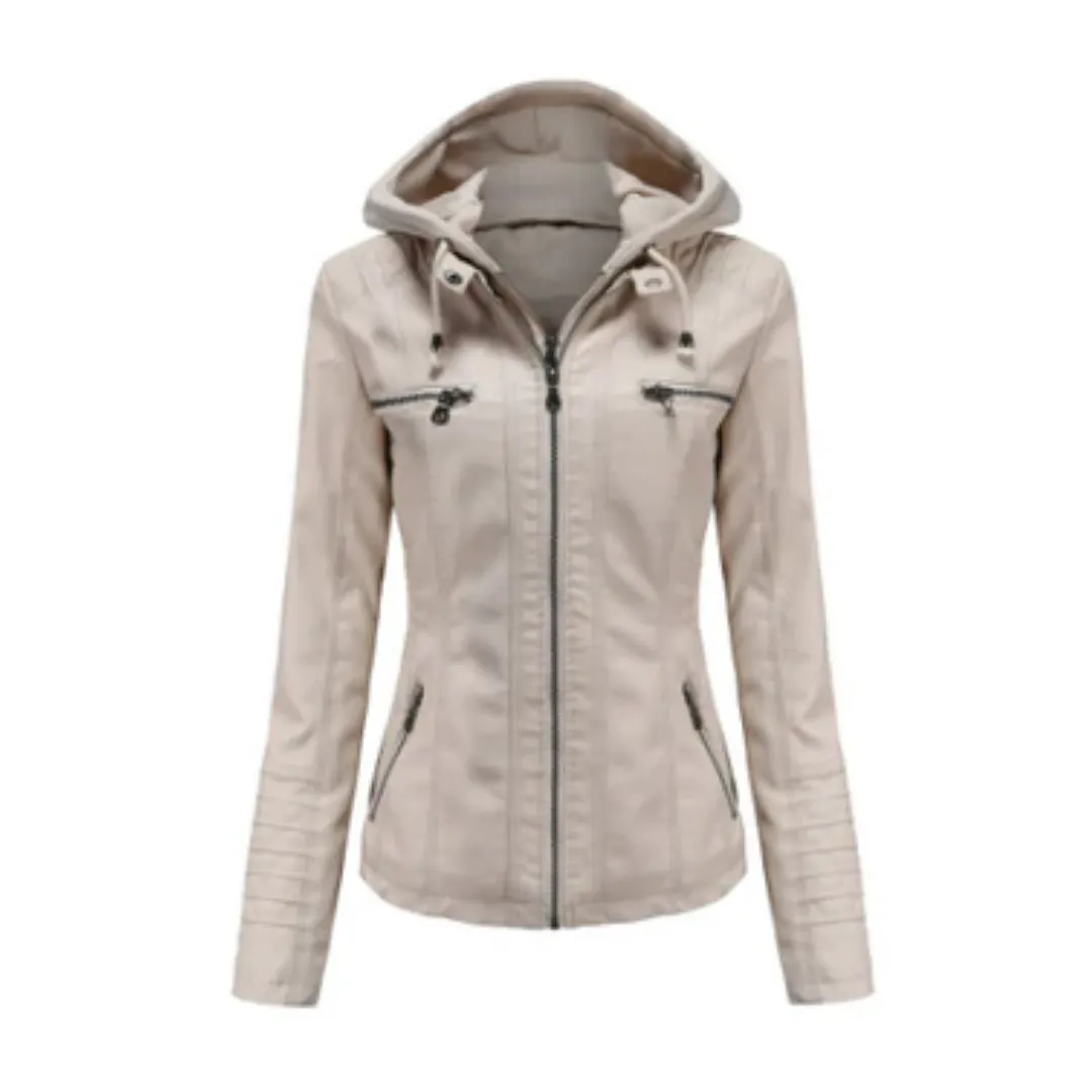 Women's Winter Zip Up Jacket | Hood