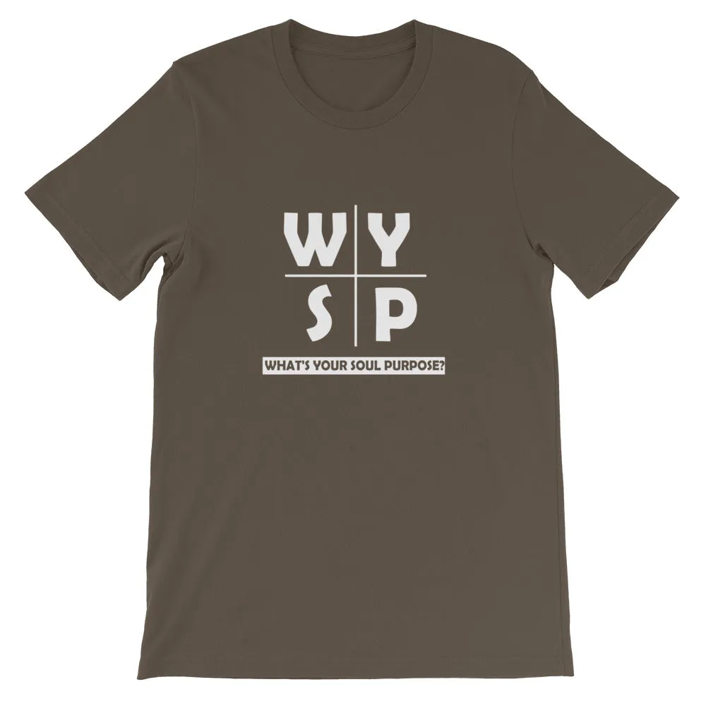 WYSP - What's Your Soul Purpose? - Cross - Short-Sleeve Unisex T-Shirt
