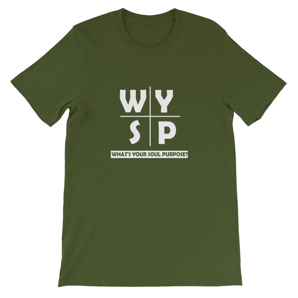 WYSP - What's Your Soul Purpose? - Cross - Short-Sleeve Unisex T-Shirt