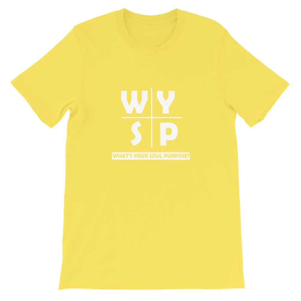 WYSP - What's Your Soul Purpose? - Cross - Short-Sleeve Unisex T-Shirt