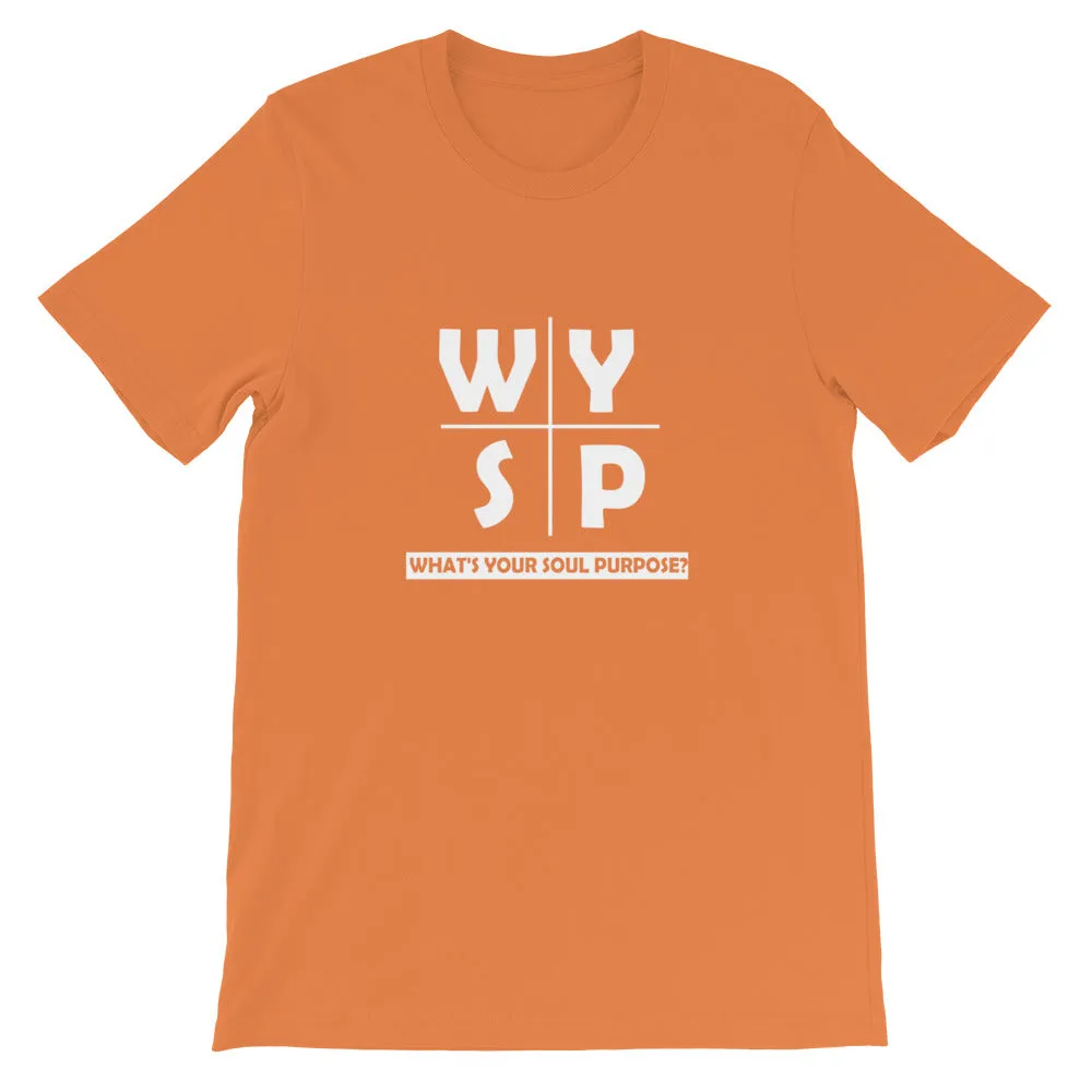WYSP - What's Your Soul Purpose? - Cross - Short-Sleeve Unisex T-Shirt