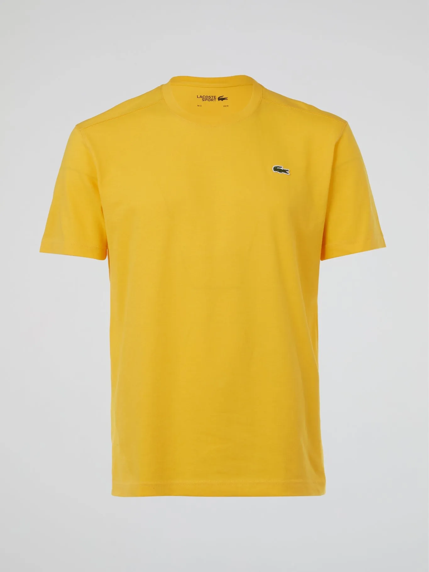 Yellow Logo Round Neck T-Shirt
