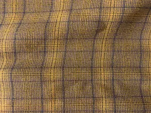 Yellow Plaid Crepe