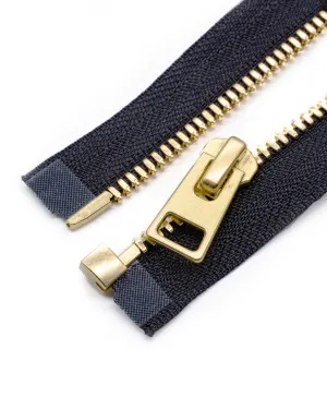 YKK Excella® | Complete, separating zipper with single slider | Gold | Size 5