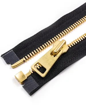 YKK Excella® | Complete, separating zipper with single slider | Gold | Size 8