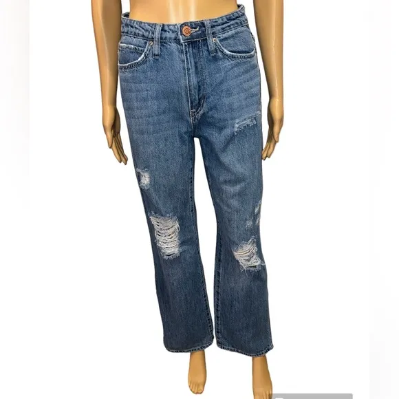 YMI Jeans Women's Dream Wide Leg PantSide Split 90s Style Light Wash Size 3