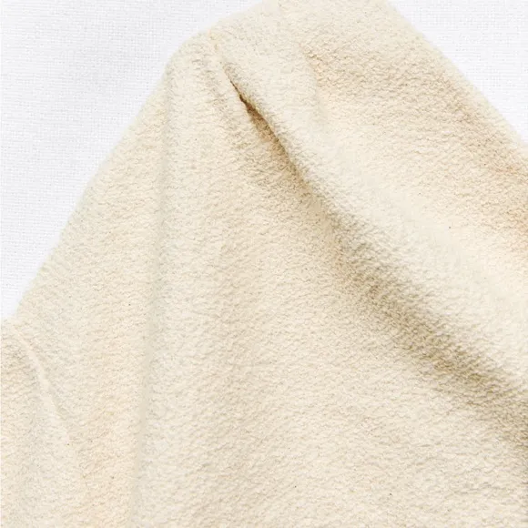 Zara asymmetric textured dress