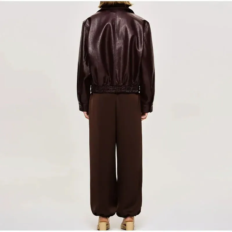 Zofi | classic burgundy women's jacket